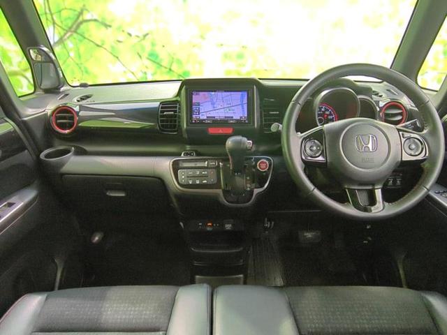 N-BOXカスタム G・ターボLパッケージ2トーンカラースタイル 新品タイヤ/保証書/社外 ナビ/シティーブレーキアクティブシステム(ホンダ)/両側電動スライドドア/ヘッドランプ HID/ETC/EBD付ABS/横滑り防止装置/クルーズコントロール バックカメラ(4枚目)