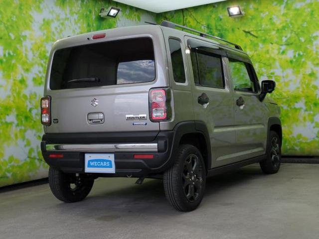 ハスラー タフワイルドターボ 保証書/純正 9インチ ナビ/セーフティサポート(スズキ)/シートヒーター 前席/全方位モニター/車線逸脱防止支援システム/パーキングアシスト バックガイド/ヘッドランプ LED ターボ 全周囲カメラ(3枚目)