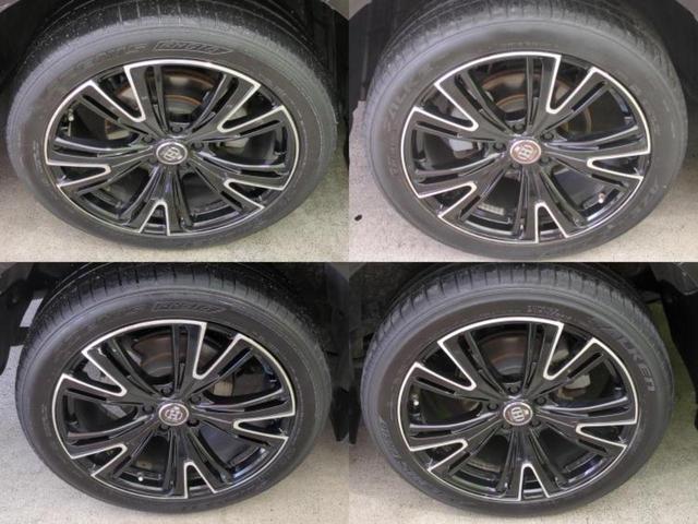 ハリアー エレガンス　新品タイヤ／モデリスタエアロ／社外　９インチ　ＳＤナビ／シートヒーター　前席／シート　フルレザー／ヘッドランプ　ＨＩＤ／Ｂｌｕｅｔｏｏｔｈ接続／ＥＴＣ／ＥＢＤ付ＡＢＳ／横滑り防止装置　革シート（56枚目）