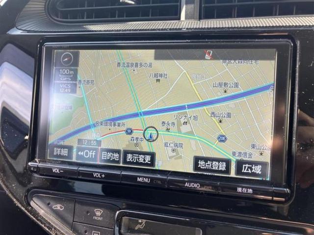 アクア クロスオーバー　新品タイヤ／保証書／純正　９インチ　ＳＤナビ／衝突安全装置／車線逸脱防止支援システム／シート　ハーフレザー／ヘッドランプ　ＬＥＤ／Ｂｌｕｅｔｏｏｔｈ接続／ＥＴＣ／ＥＢＤ付ＡＢＳ／横滑り防止装置（9枚目）