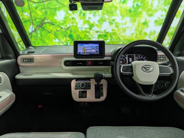 ムーヴキャンバス ストライプスＧ　保証書／社外　ナビ／衝突安全装置／両側電動スライドドア／シートヒーター　前席／車線逸脱防止支援システム／ドライブレコーダー　前後／ヘッドランプ　ＬＥＤ／Ｂｌｕｅｔｏｏｔｈ接続／ＥＢＤ付ＡＢＳ　ドラレコ（4枚目）