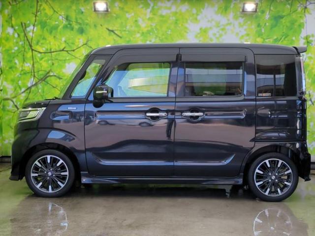 スペーシアカスタム ハイブリッドＸＳ　新品タイヤ／保証書／純正　８インチ　ＳＤナビ／両側電動スライドドア／シートヒーター／全方位モニター用カメラ／シート　ハーフレザー／ヘッドランプ　ＬＥＤ／Ｂｌｕｅｔｏｏｔｈ接続／ＥＴＣ　全周囲カメラ（2枚目）