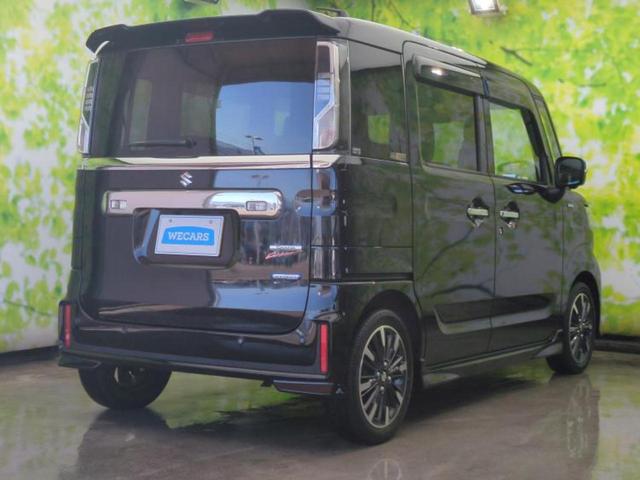 スペーシアカスタム ハイブリッドＸＳ　新品タイヤ／保証書／純正　８インチ　ＳＤナビ／両側電動スライドドア／シートヒーター／全方位モニター用カメラ／シート　ハーフレザー／ヘッドランプ　ＬＥＤ／Ｂｌｕｅｔｏｏｔｈ接続／ＥＴＣ　全周囲カメラ（3枚目）