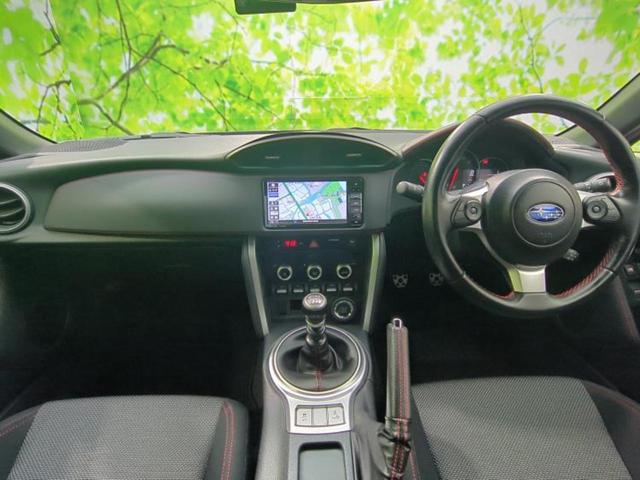 BRZ S 保証書/社外 SDナビ/ドライブレコーダー 純正/ヘッドランプ LED/Bluetooth接続/ETC/EBD付ABS/横滑り防止装置/バックモニター/フルセグTV/禁煙車/エアバッグ 運転席(4枚目)
