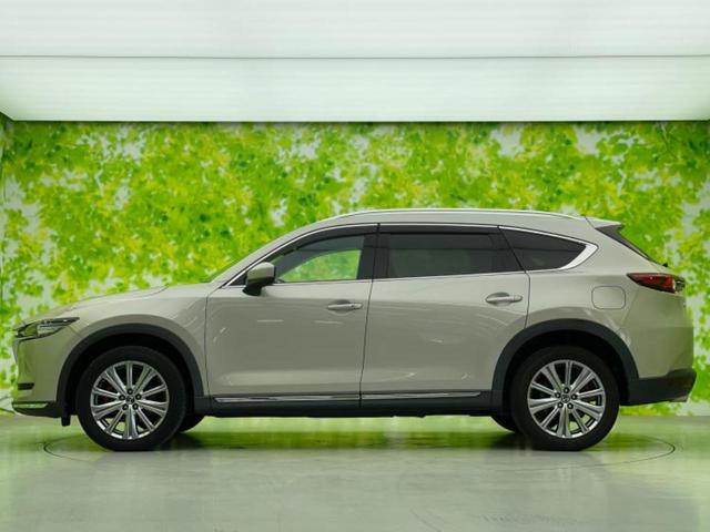 ＣＸ－８ ＸＤエクスクルーシブモード　ＢＯＳＥ／保証書／純正　ＳＤナビ／フリップダウンモニター　社外　１０．１インチ／アイアクティブセンス（マツダ）／エアーシート　前席／３６０°ビューモニター／車線逸脱防止支援システム　革シート　ターボ（2枚目）