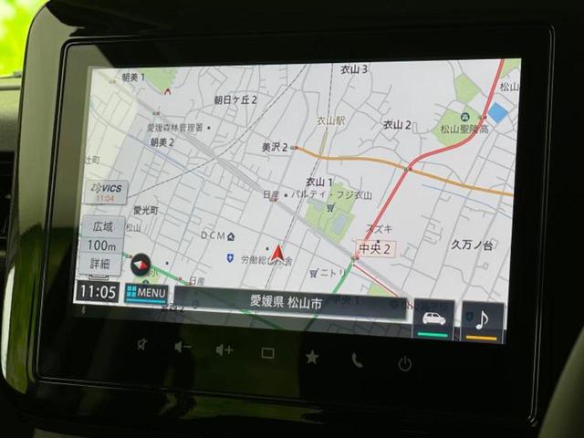 スペーシアギア ハイブリッドＸＺターボ　保証書／純正　９インチ　メモリーナビ／セーフティサポート（スズキ）／両側電動スライドドア／シートヒーター　前席／全方位モニター用カメラ／車線逸脱防止支援システム／登録済未使用車　ターボ　全周囲カメラ（10枚目）