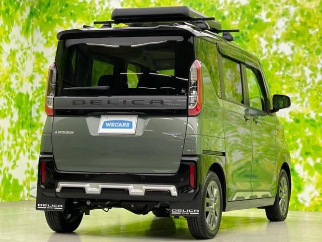 デリカミニ ４ＷＤ　Ｔプレミアム　保証書／純正　９インチ　ＳＤナビ／デジタルルームミラー／イーアシスト（ミツビシ）／両側電動スライドドア／シートヒーター　前席／全方位モニター／車線逸脱防止支援システム／シート　ハーフレザー　ターボ（3枚目）