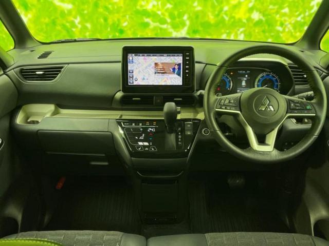 デリカミニ ４ＷＤ　Ｔプレミアム　保証書／純正　９インチ　ＳＤナビ／デジタルルームミラー／イーアシスト（ミツビシ）／両側電動スライドドア／シートヒーター　前席／全方位モニター／車線逸脱防止支援システム／シート　ハーフレザー　ターボ（45枚目）