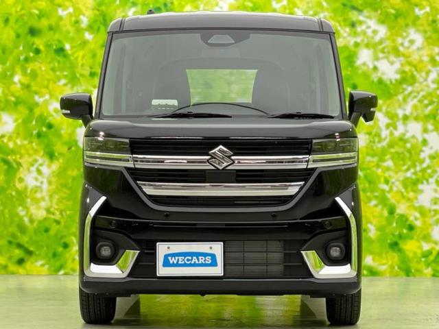 スペーシアカスタム ハイブリッドＸＳ　保証書／セーフティサポート（スズキ）／両側電動スライドドア／シートヒーター　前席／車線逸脱防止支援システム／シート　ハーフレザー／ヘッドランプ　ＬＥＤ／ＵＳＢジャック／ＥＢＤ付ＡＢＳ　ワンオーナー（45枚目）