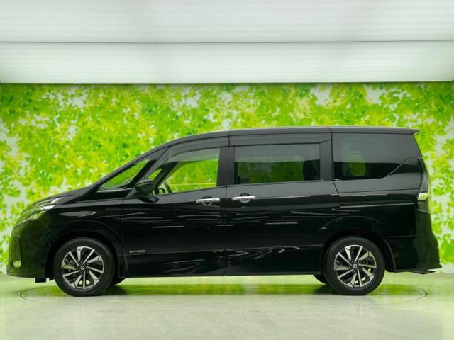 セレナ ハイウェイスターＶ　新品タイヤ／保証書／純正　９インチ　ＳＤナビ／フリップダウンモニター　純正　１１インチ／インテリジェントルームミラー／エマージェンシーブレーキ／両側電動スライドドア／シートヒーター　前席　全周囲カメラ（2枚目）