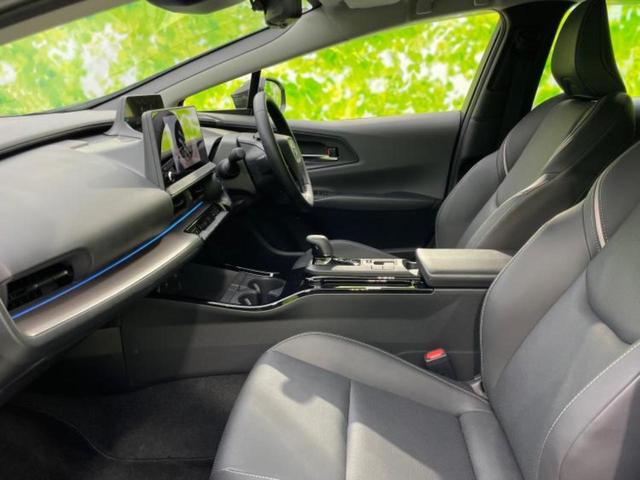 プリウス Ｚ　新品タイヤ／保証書／ディスプレイオーディオ１２．３インチ／デジタルインナーミラー／トヨタセーフティセンス／エアーシート　前席／パノラミックビューモニター／車線逸脱防止支援システム／シート　合皮　ＴＶ（7枚目）