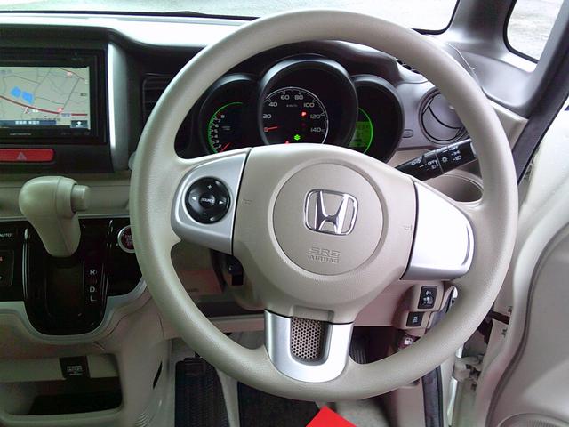 N-BOX+ G 両側スライド・片側電動 ナビ スマートキー アイドリングストップ 電動格納ミラー ベンチシート CVT 盗難防止システム ABS ESC アルミホイール 衝突安全ボディ エアコン パワーステアリング(2枚目)