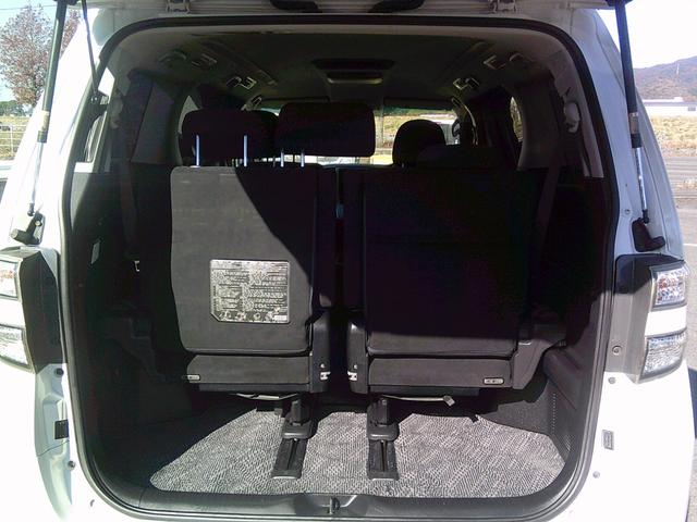 ヴェルファイア 2.4Z プラチナセレクションII ETC バックカメラ ナビ クリアランスソナー 両側電動スライドドア オートライト HID 電動リアゲート スマートキー 電動格納ミラー 後席モニター 3列シート オットマン CVT(23枚目)