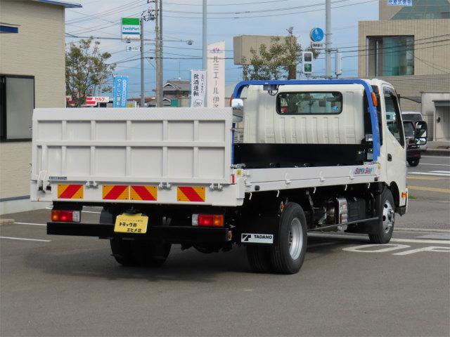 デュトロ ３．３ｔ　ワイド超ロング　セルフローダー　内寸－長５０７／幅２０７／高１２・タダノ・床縞鉄・内フック５対・ラジコン・ウインチ・自動歩み・１８０馬力ターボ（2枚目）