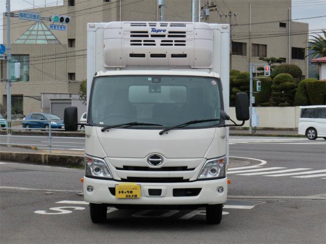 ３ｔ　ワイドロング　冷蔵冷凍車　パワーゲート　内寸－長４４８／幅２００／高１８１・東プレ・床アルミ・ラッシング２段・リア観音開・格納ＰＧ昇降能力１０００ｋｇ・低温設定・スタンバイ・門口－幅２０００ｍｍ×高１８１０ｍｍ・水抜き穴・１５０馬力ターボ(5枚目)