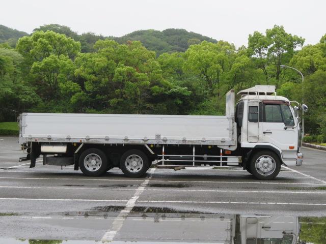 コンドル １１．７ｔ　増トンワイド　低床２デフ　アルミブロック　内寸－長６１０／幅２３６／高６８・ヤハタ・床鉄・内フック７対・アオリ３方開・セイコーラック付・２７０馬力ターボ・２デフ（4枚目）