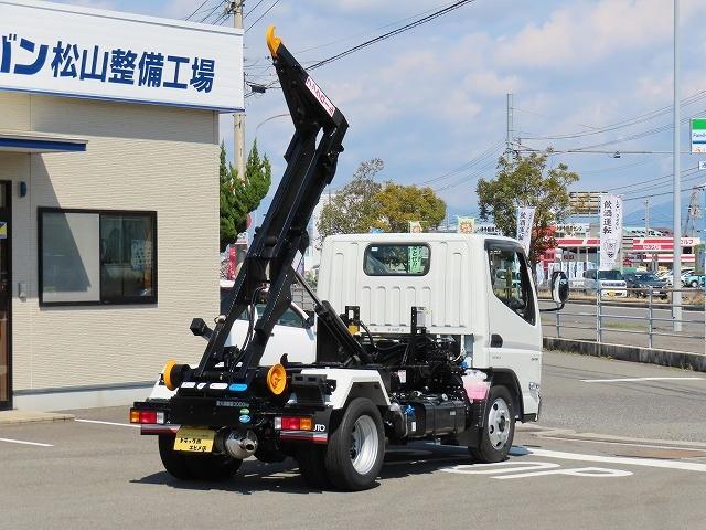 キャンター ３ｔ　フックロール　極東フックロール（新明和キャリア用）・シングルホイスト・４ナンバー・液晶メーター・１５０馬力ターボ（11枚目）