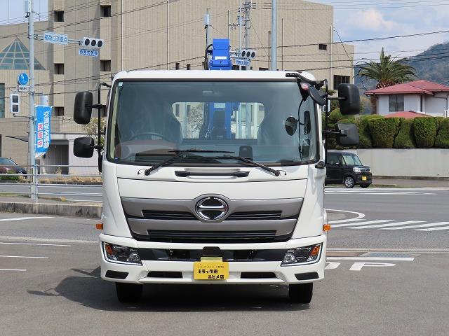 ヒノレンジャー ２．２ｔ　ワイド　４段ラジコンフックイン　内寸－長５５６／幅２３６／高４０・タダノ・床板・２．９３ｔ吊り・ＭＬ（モーメントリミッター）警報型・アオリ３方開・セイコーラック付・２４０馬力ターボ（5枚目）