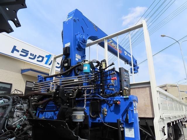 ヒノレンジャー ２．２ｔ　ワイド　４段ラジコンフックイン　内寸－長５５６／幅２３６／高４０・タダノ・床板・２．９３ｔ吊り・ＭＬ（モーメントリミッター）警報型・アオリ３方開・セイコーラック付・２４０馬力ターボ（35枚目）