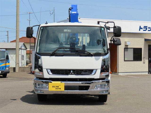 ファイター １０．７ｔ　増トンワイド　４段ラジコンフックイン　内寸－長５５０／幅２３５／高７１・タダノ・床板・内フック５対・２．９３ｔ吊り・ＭＬ（モーメントリミッター）警報型・アルミブロック・アオリ３方開・セイコーラック付・２７０馬力ターボ（5枚目）