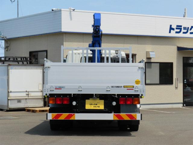ファイター １０．７ｔ　増トンワイド　４段ラジコンフックイン　内寸－長５５０／幅２３５／高７１・タダノ・床板・内フック５対・２．９３ｔ吊り・ＭＬ（モーメントリミッター）警報型・アルミブロック・アオリ３方開・セイコーラック付・２７０馬力ターボ（7枚目）