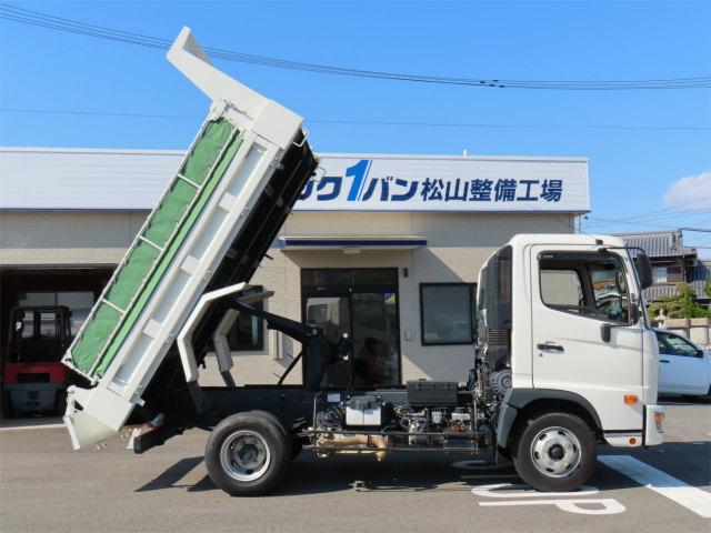 ヒノレンジャー ３．６ｔ　ダンプ　内寸－長３４０／幅２０６／高３１・極東・アオリ３方開・手動コボレーン・２１０馬力ターボ（12枚目）
