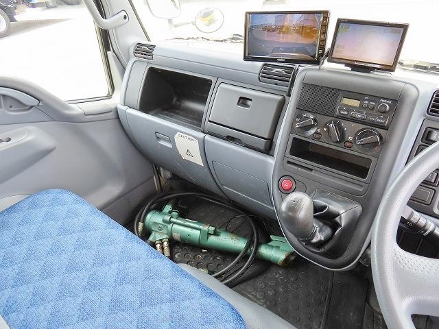 キャンター ０．１ｔ　穴掘建柱車　アイチ・Ｄ５０Ａ・アワメーター６１９時間・１４０馬力ターボ（12枚目）