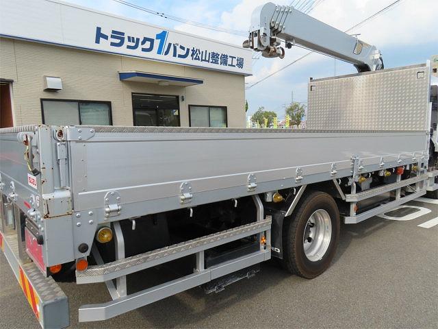 フォワード ６．９ｔ　増トン　５段ラジコンフックイン　内寸－長５５４／幅２２１／高３９・ユニック・２．９３ｔ吊り・床板・落フック７対・ＭＬ（モーメントリミッター）警報型・アルミブロック・アオリ３方開・セイコーラック付・２４０馬力ターボ（35枚目）