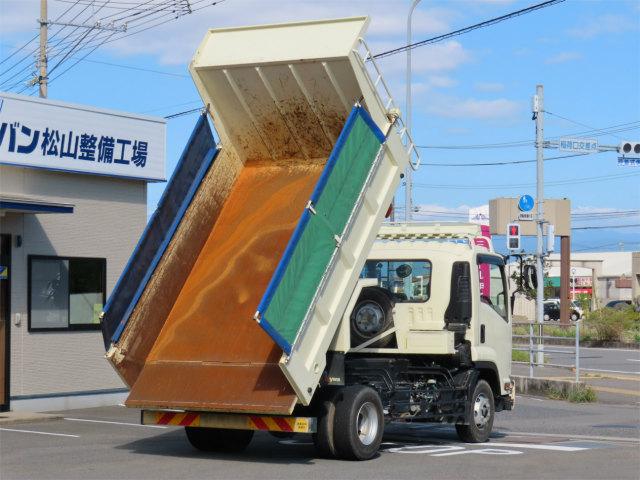 フォワード ５．２ｔ　増トン　Ｌゲートダンプ　内寸－長３０５／幅２０６／高４９・新明和・電動コボレーン・中型免許対応車・２１０馬力ターボ（10枚目）