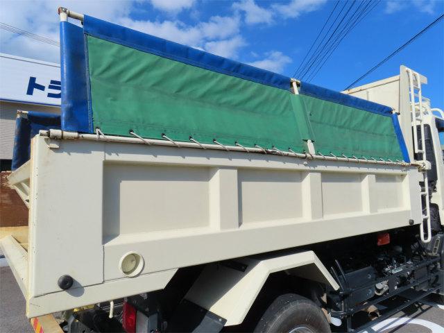 フォワード ５．２ｔ　増トン　Ｌゲートダンプ　内寸－長３０５／幅２０６／高４９・新明和・電動コボレーン・中型免許対応車・２１０馬力ターボ（38枚目）