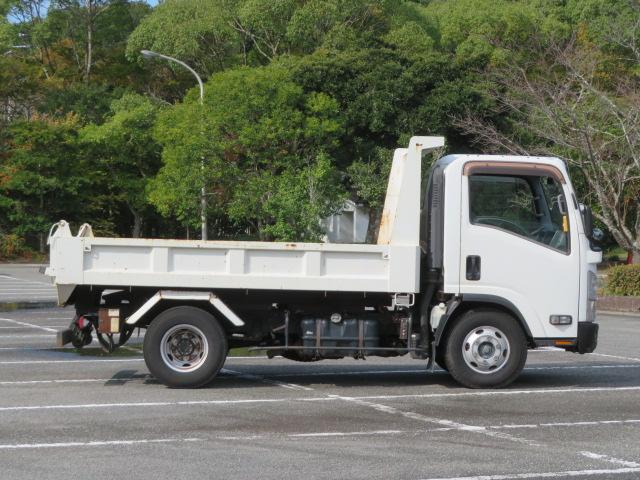 エルフトラック 3.75t ワイド ローダーダンプ 内寸-長331/幅200/高34・新明和・ラジコン・オートマ車・150馬力ターボ(4枚目)