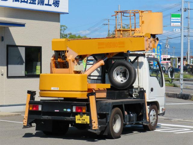 エルフトラック 12.3m 高所作業車 東京車輛・作業高12.3m・バケット積載荷重200Kg・パイプ製バケット・アワメーター1643時間・オートマ車・150馬力ターボ(2枚目)