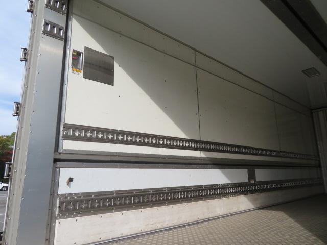 ヒノレンジャー 1.85t ワイド 冷凍ウイング 内寸-長659/幅234/高213・菱重・トランテックス・床縞アルミ・ラッシング2段・エアリブ・リア観音開・低温設定・1.5時間-3度確認済 門口-幅231/高205・210馬力ターボ(33枚目)