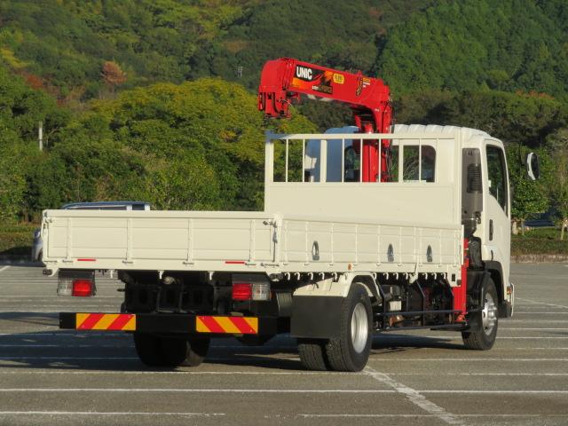 フォワード 2.4t 4段ラジコンフックイン 内寸-長541/幅216/高40・ユニック・床板・2.93t吊り・ML(モーメントリミッター)警報型・アオリ3方開・ロープ穴3対・セイコーラック付・190馬力ターボ(2枚目)