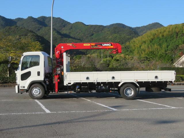 フォワード 2.4t 4段ラジコンフックイン 内寸-長541/幅216/高40・ユニック・床板・2.93t吊り・ML(モーメントリミッター)警報型・アオリ3方開・ロープ穴3対・セイコーラック付・190馬力ターボ(3枚目)