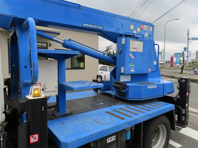 エルフトラック 11.9m 高所作業車 アイチ・バケット積載荷重200kg・パイプ製バケット・アワメーター1119時間・150馬力ターボ(21枚目)