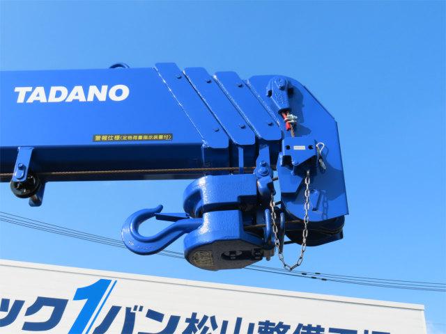 ファイター 2.3t 4段ラジコンフックイン 内寸-長551/幅213/高40・タダノ・床板・2.93t吊り・ML(モーメントリミッター)警報型・差違いジャッキ・アオリ3方開・セイコーラック付・220馬力ターボ(42枚目)