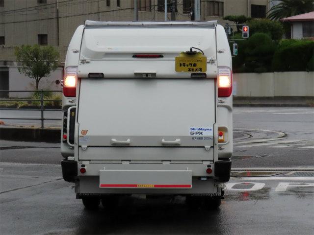 デュトロ 2t プレスパッカー 新明和・4.3立米・排出押出し式・連続スイッチ・汚水タンク・150馬力ターボ(7枚目)