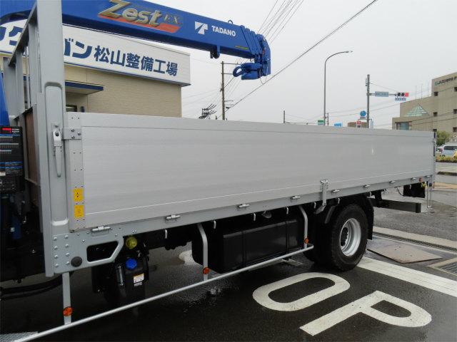 ヒノレンジャー 2.15t 4段ラジコンフックイン 内寸-長551/幅222/高68・タダノ・トランテックス・床板・落フック6対・2.93t吊り・差違いジャッキ・アルミブロック・アオリ3方開・セイコーラック付・240馬力ターボ(39枚目)