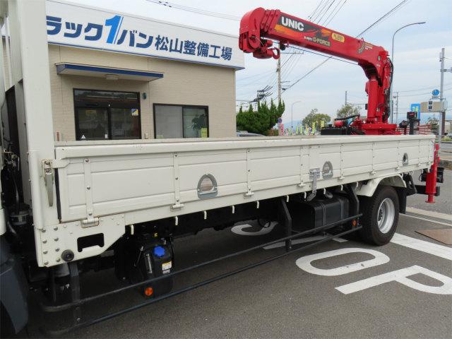 ヒノレンジャー 2.15t 4段ラジコンフックイン 内寸-長531/幅215/高40・ユニック・後方付・2.93t吊り・床板・ML(モーメントリミッター)警報型・ロープ穴3対・セイコーラック付・240馬力ターボ(31枚目)