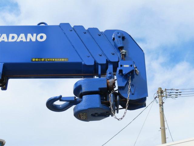 ファイター 7.5t 増トンワイド 4段ラジコンフックイン 内寸-長550/幅235/高40・タダノ・2.93t吊り・床板・落フック5対・ML(モーメントリミッター)警報型・差違いジャッキ・アルミブロック・アオリ3方開・240馬力ターボ(42枚目)