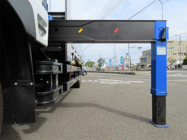 ファイター 7.5t 増トンワイド 4段ラジコンフックイン 内寸-長550/幅235/高40・タダノ・2.93t吊り・床板・落フック5対・ML(モーメントリミッター)警報型・差違いジャッキ・アルミブロック・アオリ3方開・240馬力ターボ(43枚目)