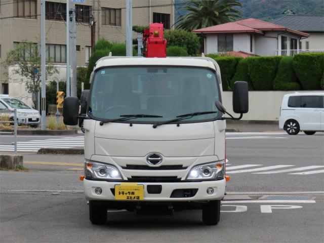 デュトロ 3t ロング 4段ラジコンフックイン 内寸-長361/幅178/高37・ユニック・床板・2.93t吊り・ML(モーメントリミッター)警報型・差違いジャッキ・アオリ3方開・セイコーラック付・150馬力ターボ(5枚目)