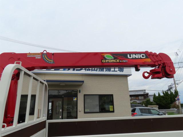 デュトロ 3t ロング 4段ラジコンフックイン 内寸-長361/幅178/高37・ユニック・床板・2.93t吊り・ML(モーメントリミッター)警報型・差違いジャッキ・アオリ3方開・セイコーラック付・150馬力ターボ(37枚目)