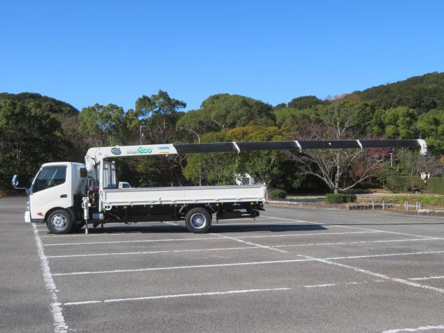 ダイナトラック ２．９５ｔ　ワイド超々ロング　５段ラジコンフックイン　内寸－長４８５／幅２１０／高３８・ユニック・床縞鉄・内フック２対・２．９３ｔ吊り・差違いジャッキ・アオリ３方開・セイコーラック付・１８０馬力ターボ（9枚目）