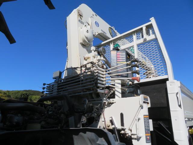 ダイナトラック ２．９５ｔ　ワイド超々ロング　５段ラジコンフックイン　内寸－長４８５／幅２１０／高３８・ユニック・床縞鉄・内フック２対・２．９３ｔ吊り・差違いジャッキ・アオリ３方開・セイコーラック付・１８０馬力ターボ（35枚目）