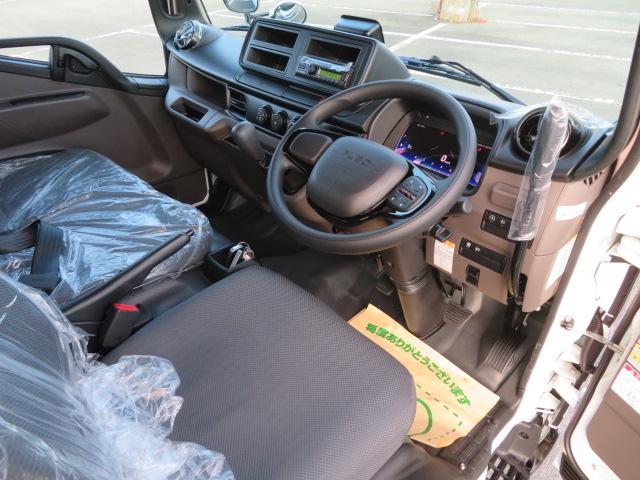 キャンター 3t 全低床 強化ダンプ 内寸-長305/幅159/高37・新明和・アオリ3方開・4ナンバー・150馬力ターボ(13枚目)