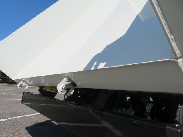 キャンター 3t 全低床 強化ダンプ 内寸-長305/幅159/高37・新明和・アオリ3方開・4ナンバー・150馬力ターボ(35枚目)