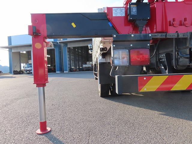 ヒノレンジャー ２．１５ｔ　４段ラジコンフックイン　内寸－長５３０／幅２１６／高３９・ユニック・後方付・床板・２．９３ｔ吊り・ＭＬ（モーメントリミッター）警報型・アオリ３方開・ロープ穴３対・セイコーラック付・２４０馬力ターボ（37枚目）