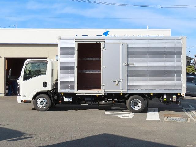 エルフトラック ３ｔ　ワイド超ロング　ドライバンパワーゲート　内寸－長５０６／幅２０８／高２１７・日本フルハーフ・床板・ラッシング２段・パワーゲート扉・跳ね上げパワーゲート・昇降能力１０００Ｋｇ・門口－幅２０５／高２１０・１５０馬力ターボ（9枚目）